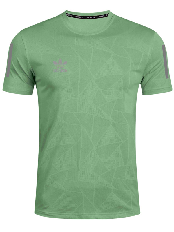 Adas maglia da allenamento verde abbigliamento sportivo uniforme maglia da calcio da uomo calcio t-shirt sportiva manica corta casual 2023-2024